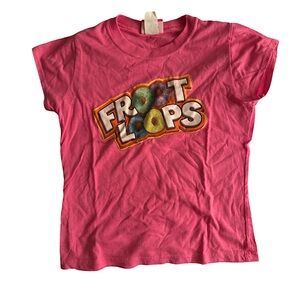 Fruit loops Cereal Vintage Short sleeve top